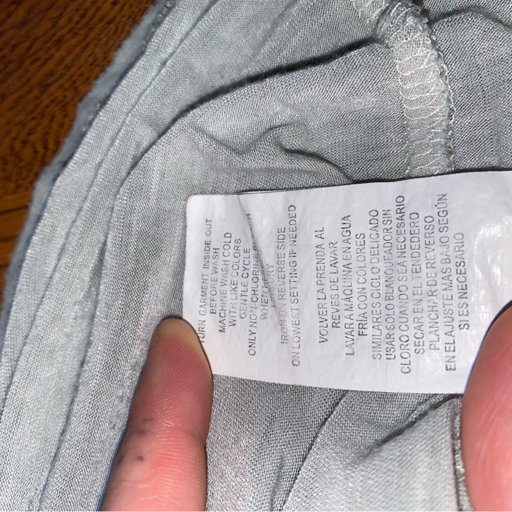Rewind Soft Gray Textured Shirt - Picture 8 of 8